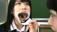 フェチ：歯相互観察　歯舐めレズ