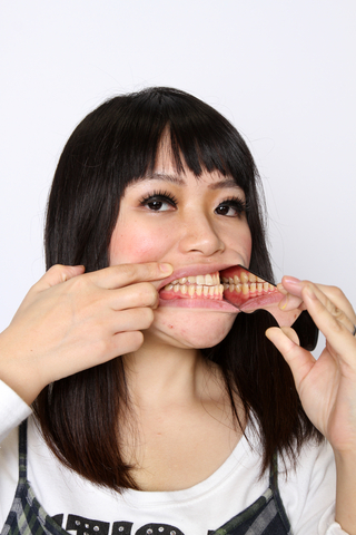 田中由美さんの歯観察。